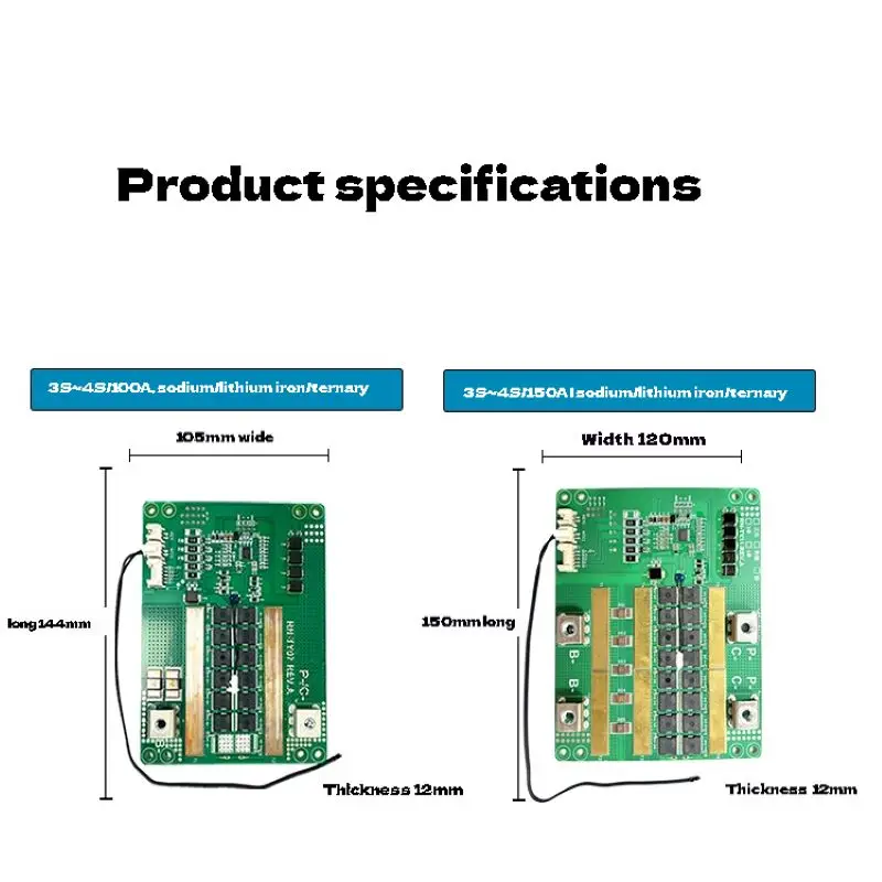Батарея Bms 3S 4S 5S 6S 7S 8S 12S 13S 20S 21S Smart 12V 24V LiFePO4