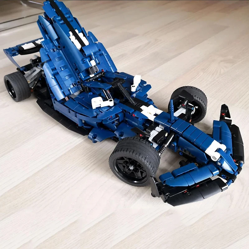 Модель гоночного спортивного автомобиля 2022 F1 модель суперавтомобиля набор