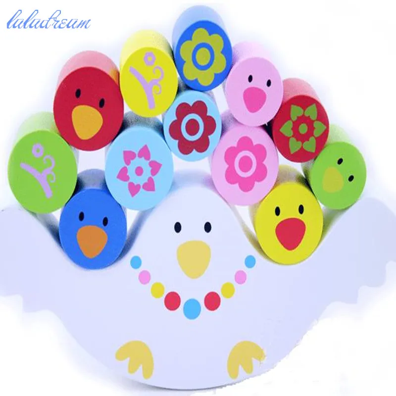 

Конструктор Монтессори для сенсорики, деревянные блоки для сборки баланса, деревянные игрушки для детей, креативные развивающие игрушки