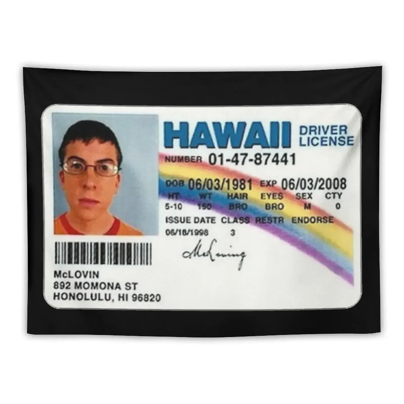 Гобелен McLOVIN декор комнаты эстетический подвесной настенный домашний аксессуары