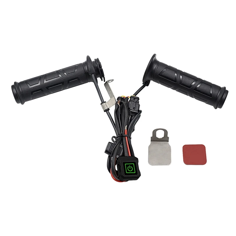 Руль с электрическим подогревом для мотоцикла 12 В ручка трехуровневый термостат