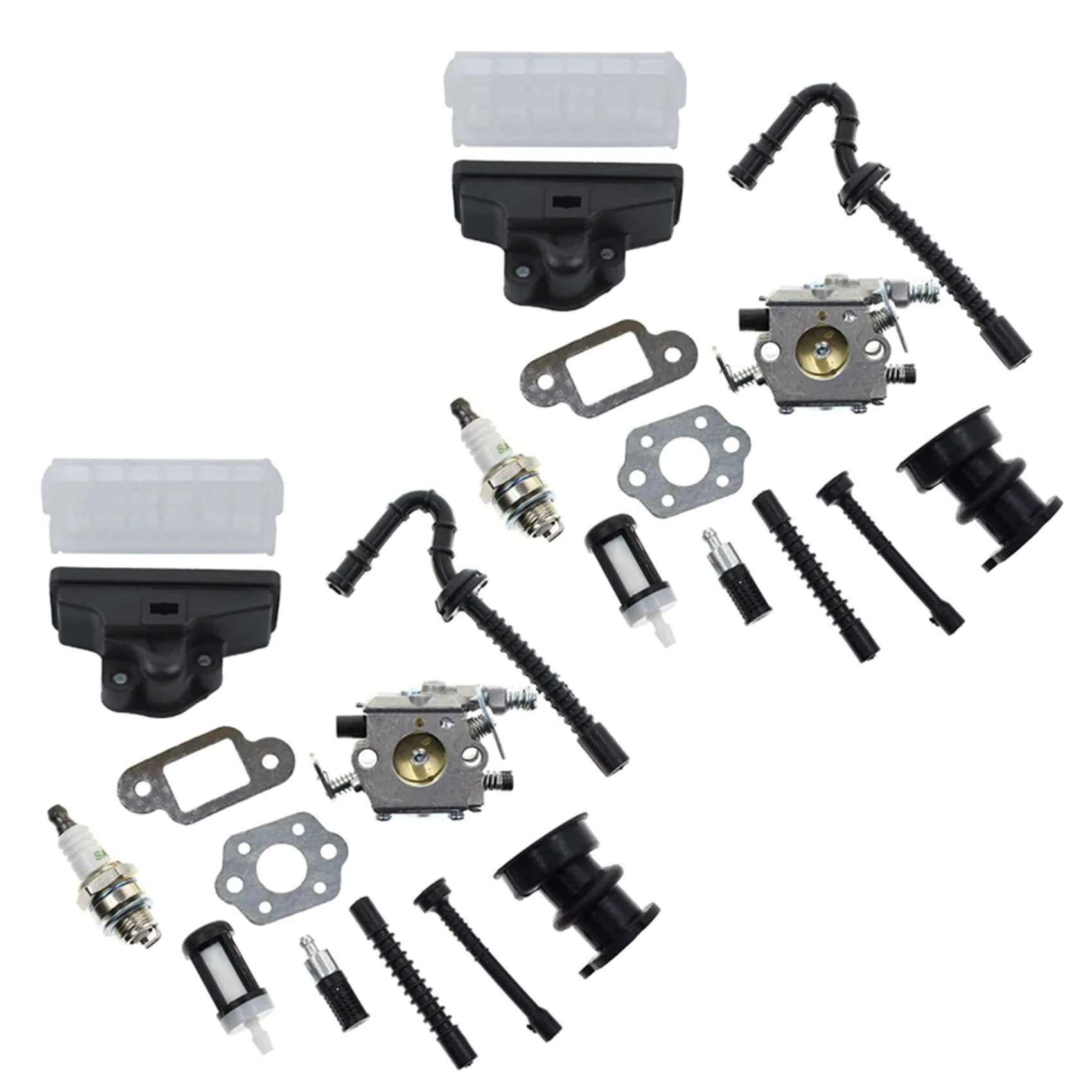

2X Carburetor Air Filter Kit for Stihl 021 023 025 MS210 MS230 MS250 250 Chainsaw 1123 120 0605, 1123 160 1650