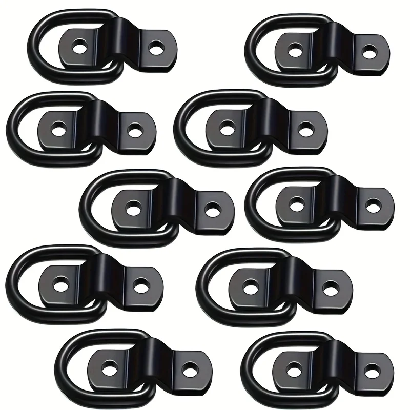 

Набор Из 10 Суперпрочных D-образных Колец С Грузоподъемностью 1200 Фунтов, Устойчивых К Коррозии
