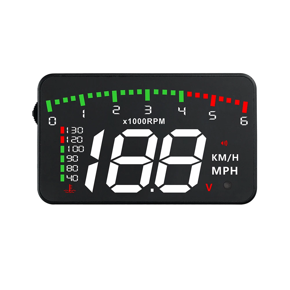 

A900 Car HUD OBD RPM Meter Head-Up Display Car Accessories Multi-Display Car Digital Speed Engine RPM Water Temperature