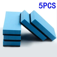 5 pcs automotive ceramic coating sponge glass nano wax coating applicator polishing pad blue
