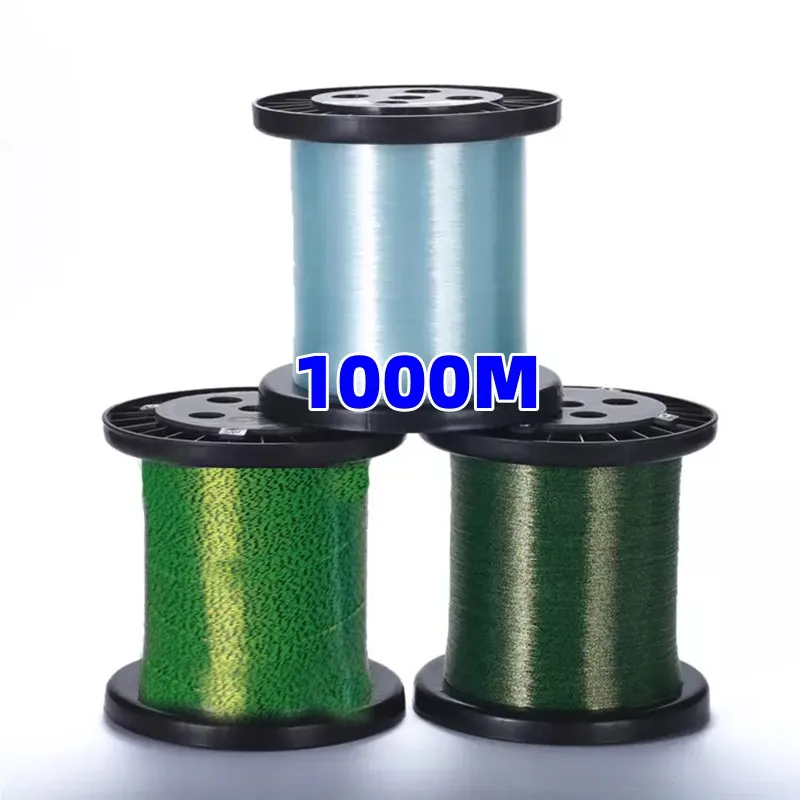 1000M  Invisible Spoted Fishing Line Speckle Carp Fluorocarbon Super Strong Spotted Line Sinking Nylon Carp Fishing Line