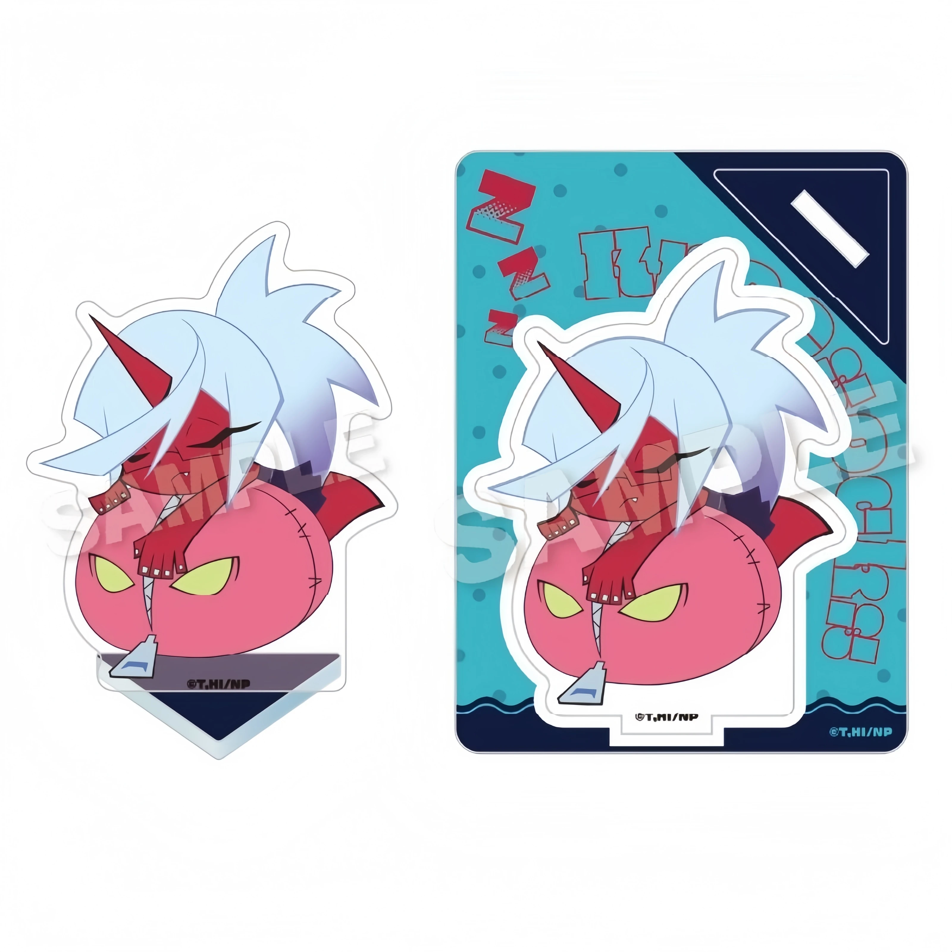 Фото Фабричный магазин: Акриловая подставка для фигурок Panty & Stocking with Garterbelt, 10 см, модель персонажа, сувенирная продукция, брелоки №5