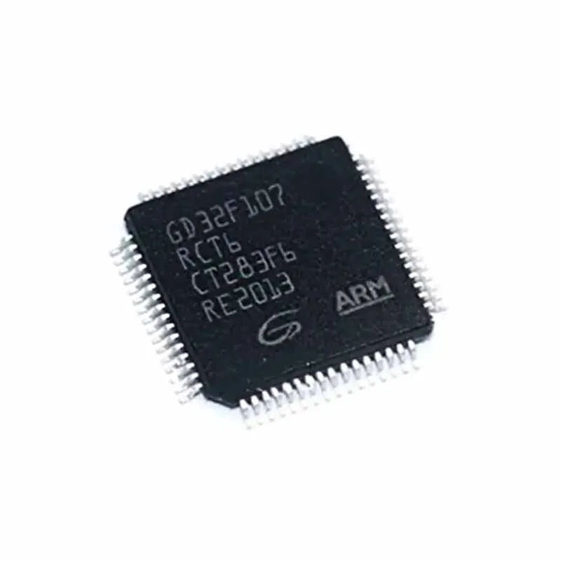 

Новые и оригинальные встроенные схемы GD32F107RCT6 QFP64, 10 шт., GD32F107RCT6