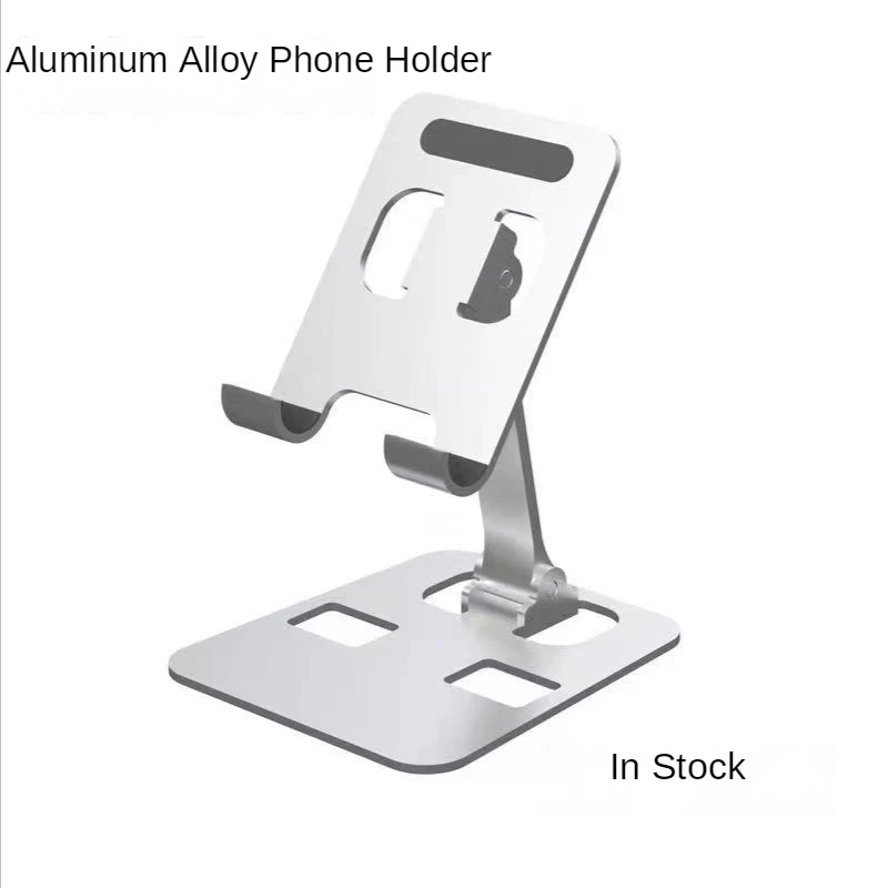 Z04 Desktop Phone Holder Tablet Stand For Ipad Phones Universal Bracket Metal Telescopic Adjustable Height Angle Live Support