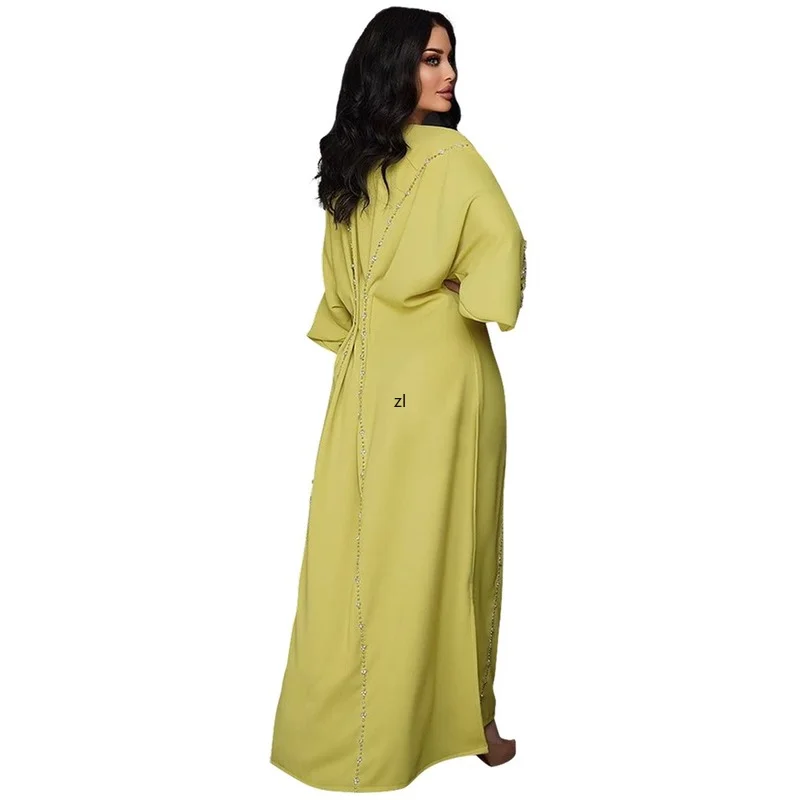 Ramadan Kaftan Dubai Abaya Turkey Muslim Women Hijab Dress Islam Caftan Marocain Dresses Vestidos Eid Mubarak Robe Femme Abayas