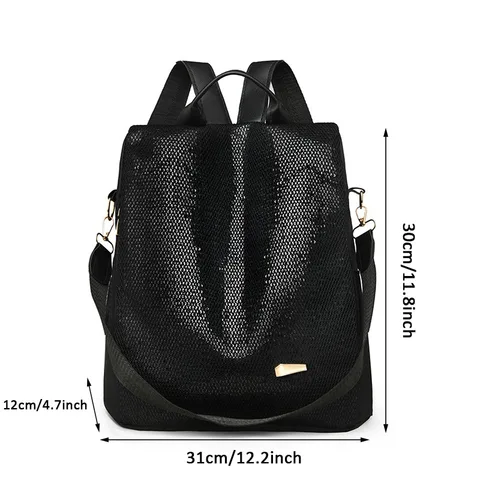 Женский многофункциональный винтажный рюкзак высокого качества, кожаная сумка Оксфорд, повседневный стиль, застежка-молния