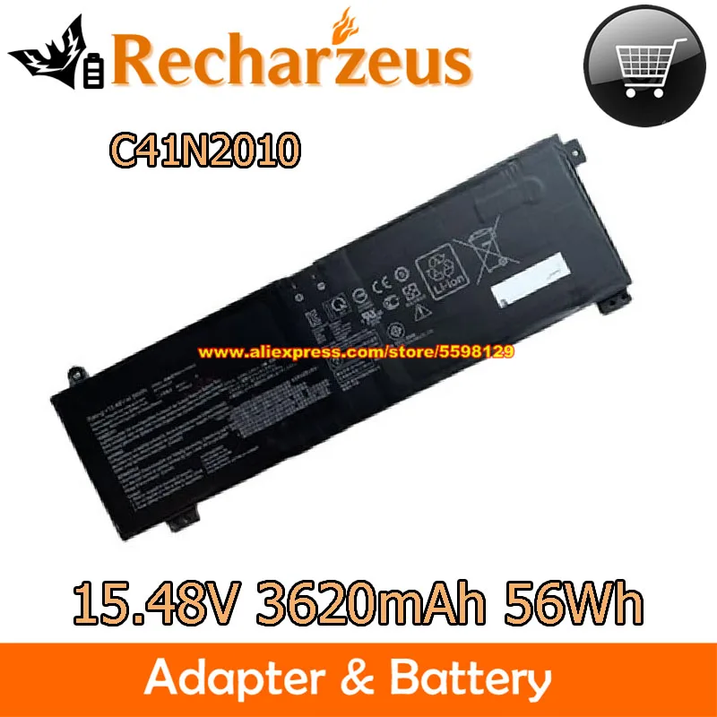

Оригинальный аккумулятор 15,48 в 3620 мАч 56Wh C41N2010 для ROG Strix G15 G513IH G513QC G17 G713QE HX1029T R735B6T HX025T HN093T HN002T
