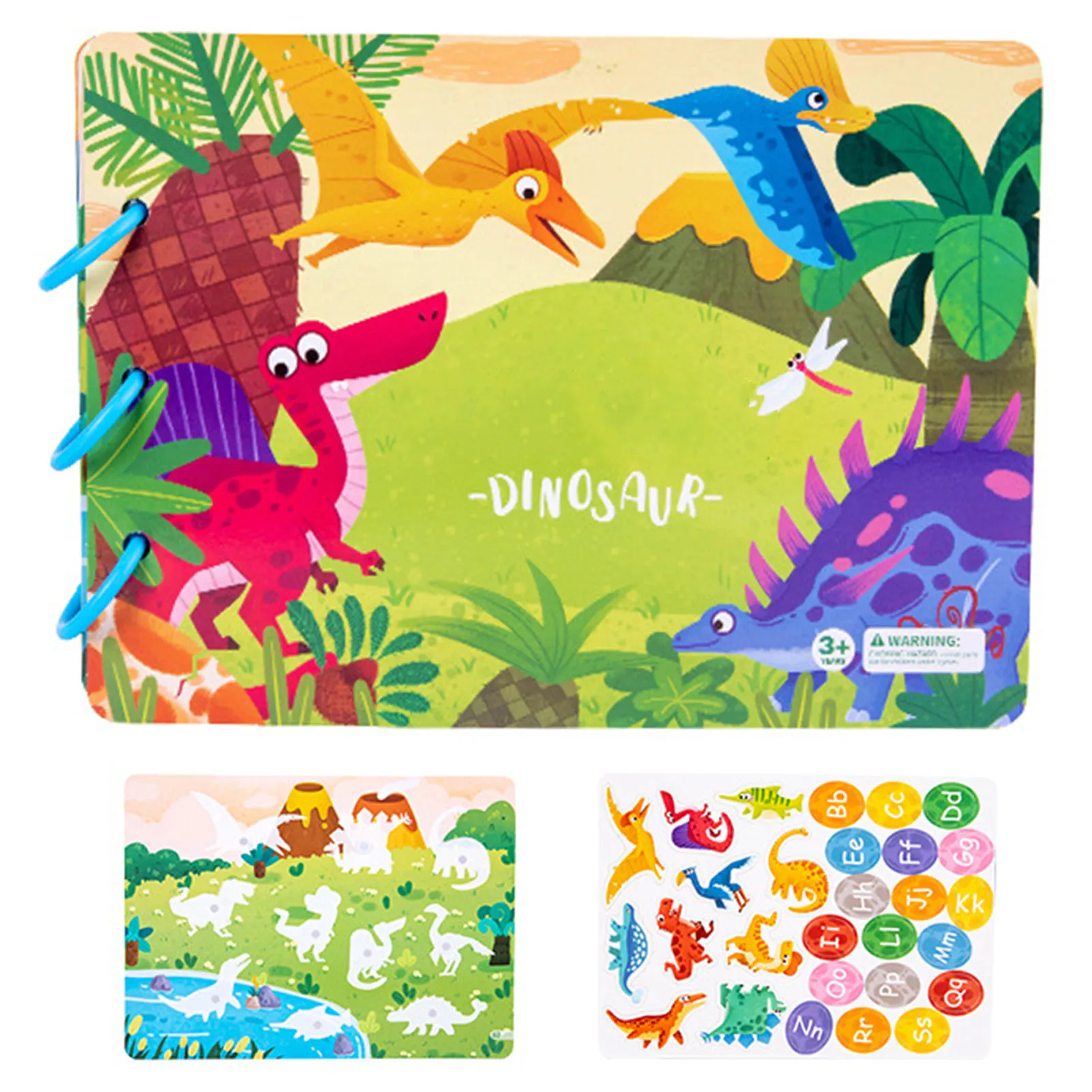 

Preschool Learning Book For Toddlers Montessori Busy Book For Toddlers Carry On Travel Quiet Activity Book Learn Dinosaur Animal