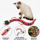 Умная игрушка-змея для кошек с умным датчиком, автоматическая электрическая USB-зарядка, умные игрушки для домашних животных, аксессуары для котят, собак, кошек