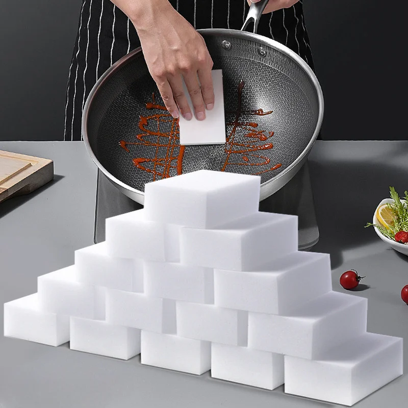 

10Pack Magic Sponge Eraser Premium Melamine Sponge Foam Household Cleaning Pads Dish Cleaning Sponge Kitchen accessories
