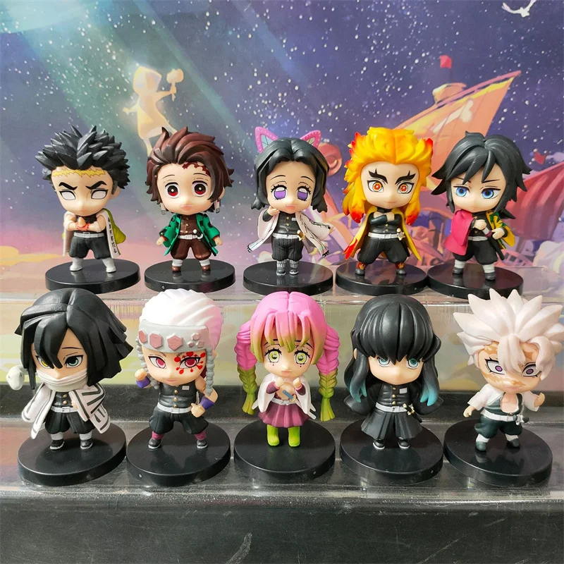 

7CM PVC Model Toys Kamado Tanjirou Demon Slayer Anime Kimetsu no Yaiba figure Action Figure Agatsuma Zenitsu Nezuko Warrior