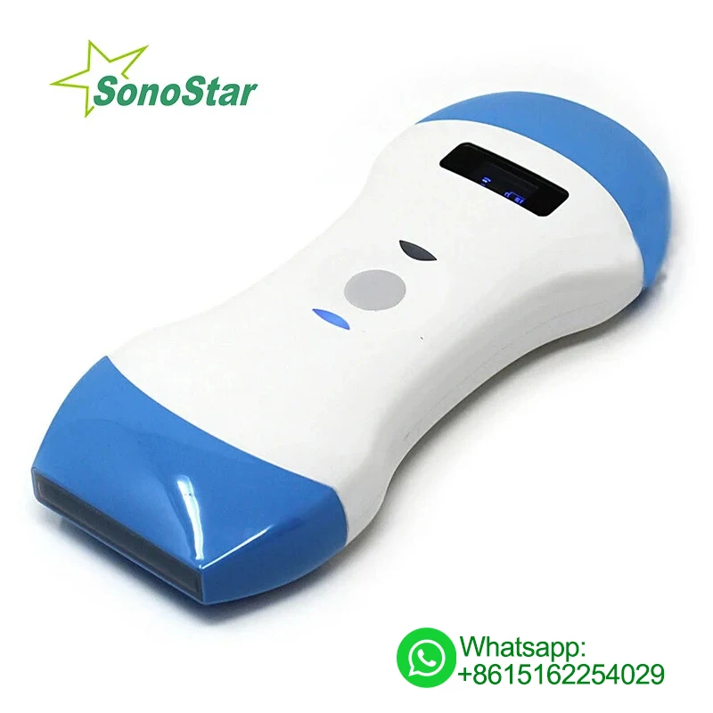Фото Беспроводной ультразвуковой зонд Sonostar, сканер 3 в 1, 128 элементов, портативный C4PL 5CPL, WIFI, портативный цветной доппплер USG, 2 головки №2