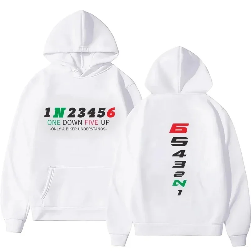 Толстовка 1N23456 мужская с принтом только Байкер мотоциклетный пуловер гоночная