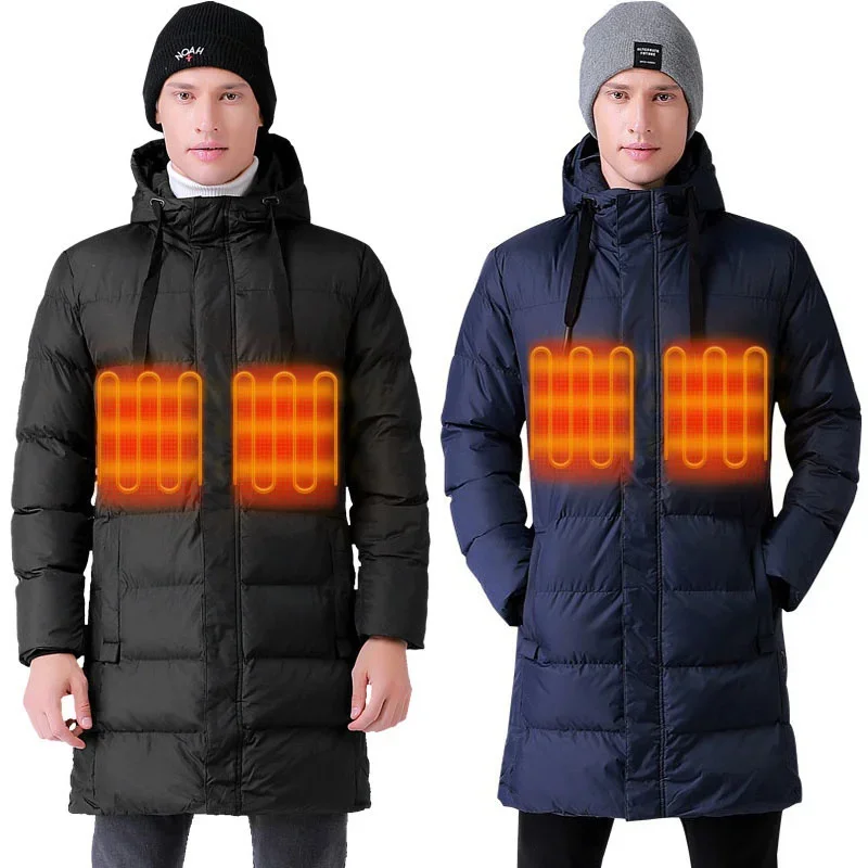 

Heated Vest Jacket USB Men's Winter Outdoor Electric Heating Jackets Warm Sports Thermal Coat Clothing Heatable Vest Skiing Coat