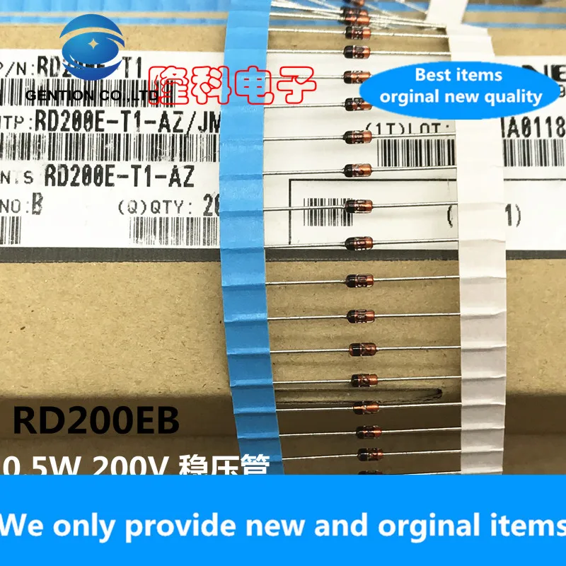 

Новинка 100%, оригинальный импортный диод регулятора напряжения RD200E, RD200EB, 30 шт., 0,5 Вт, 200 в