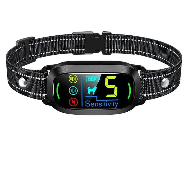 

Ошейник для дрессировки собак с электрошоком, аксессуар для предотвращения лая при ходьбе