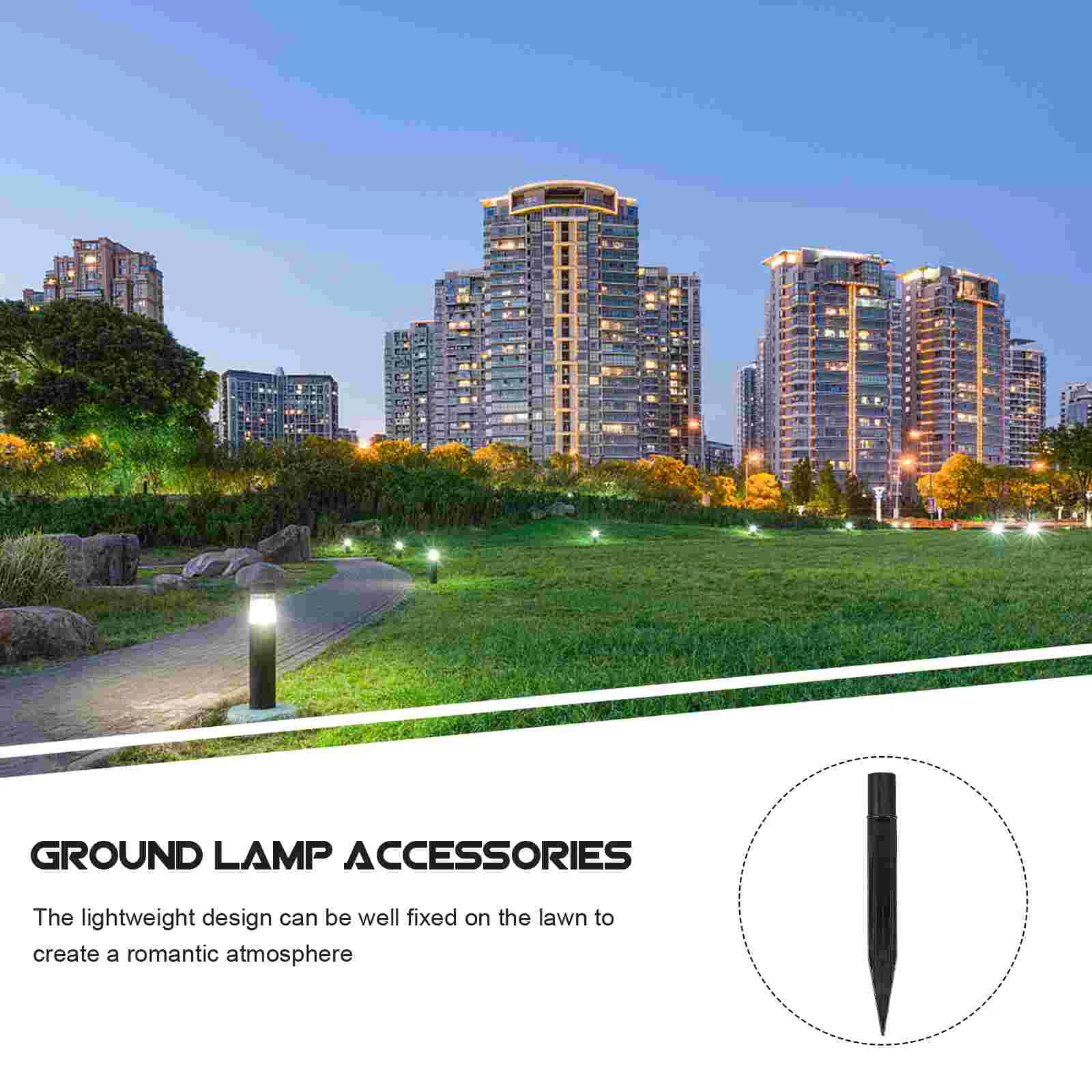 20 шт. пластиковая вилка с шипами заземления солнечные фонари уличный