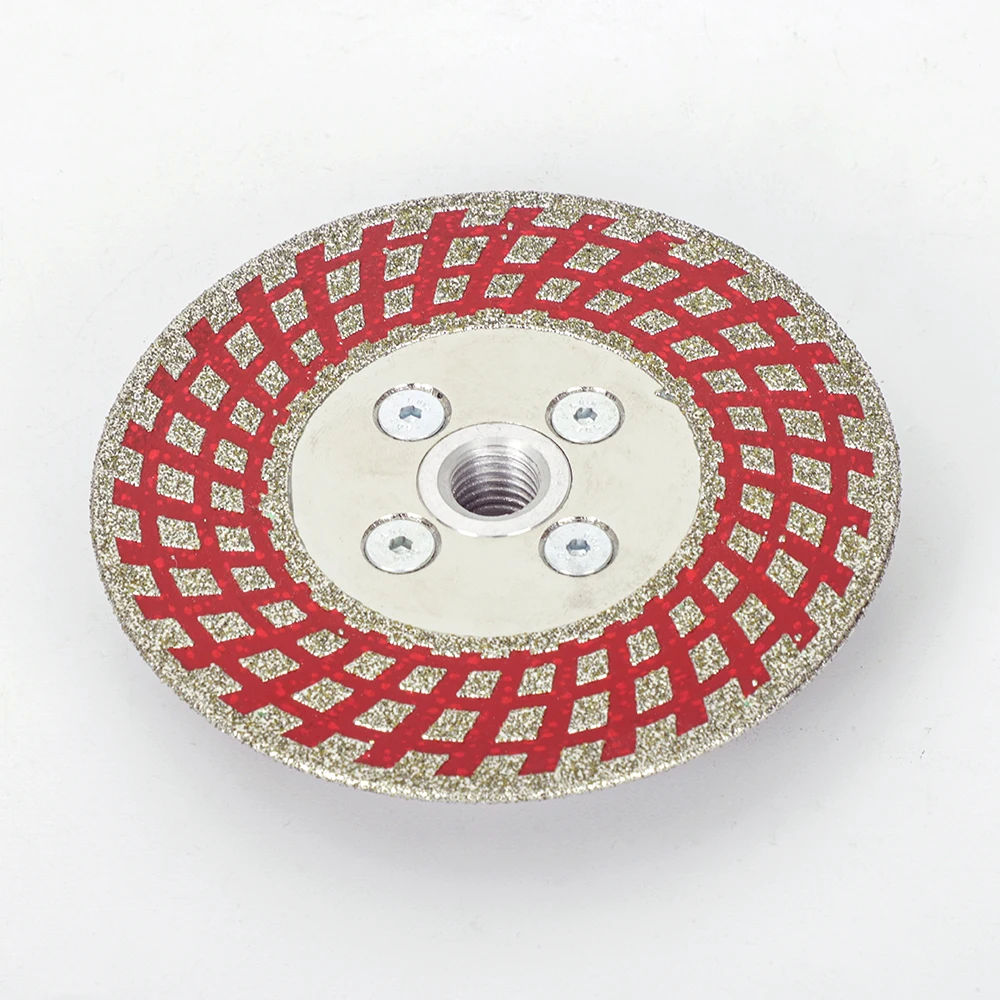 125mm Electroplated Diamond Saw Blade Galvanized Cutting Sheet Grinding Disc For Polishing Marble Granite Ceramic Tile Stone