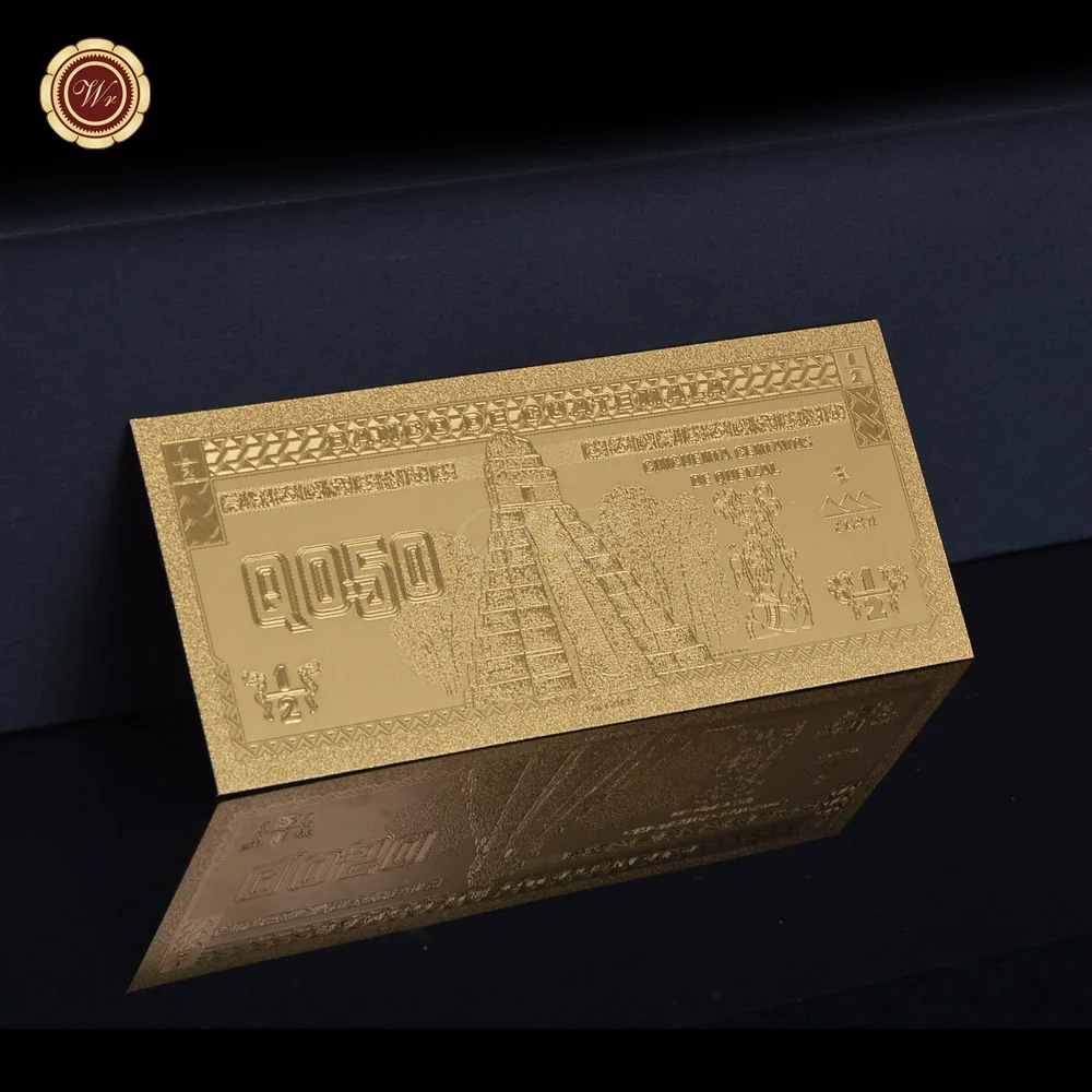 10 шт./набор позолоченные памятные банкноты 100