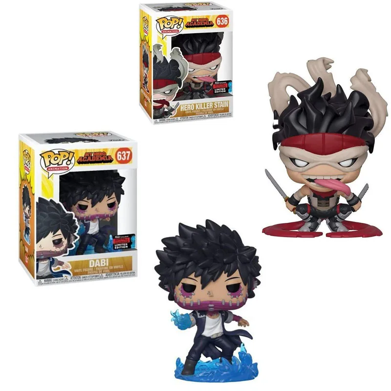 Funko Pop My Hero Academia DABI # 637 HERO KILLER ПЕРСОНАЯ Фигурка Мэнань 636