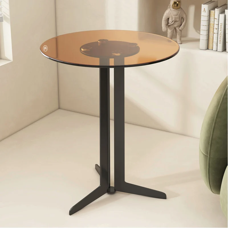 Стеклянные металлические журнальные столики современный дизайн