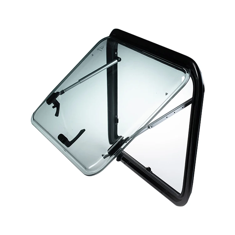 

Low price and high quality SANJO RV windows custom LOGO 500*450mm double glazing window trailer windows
