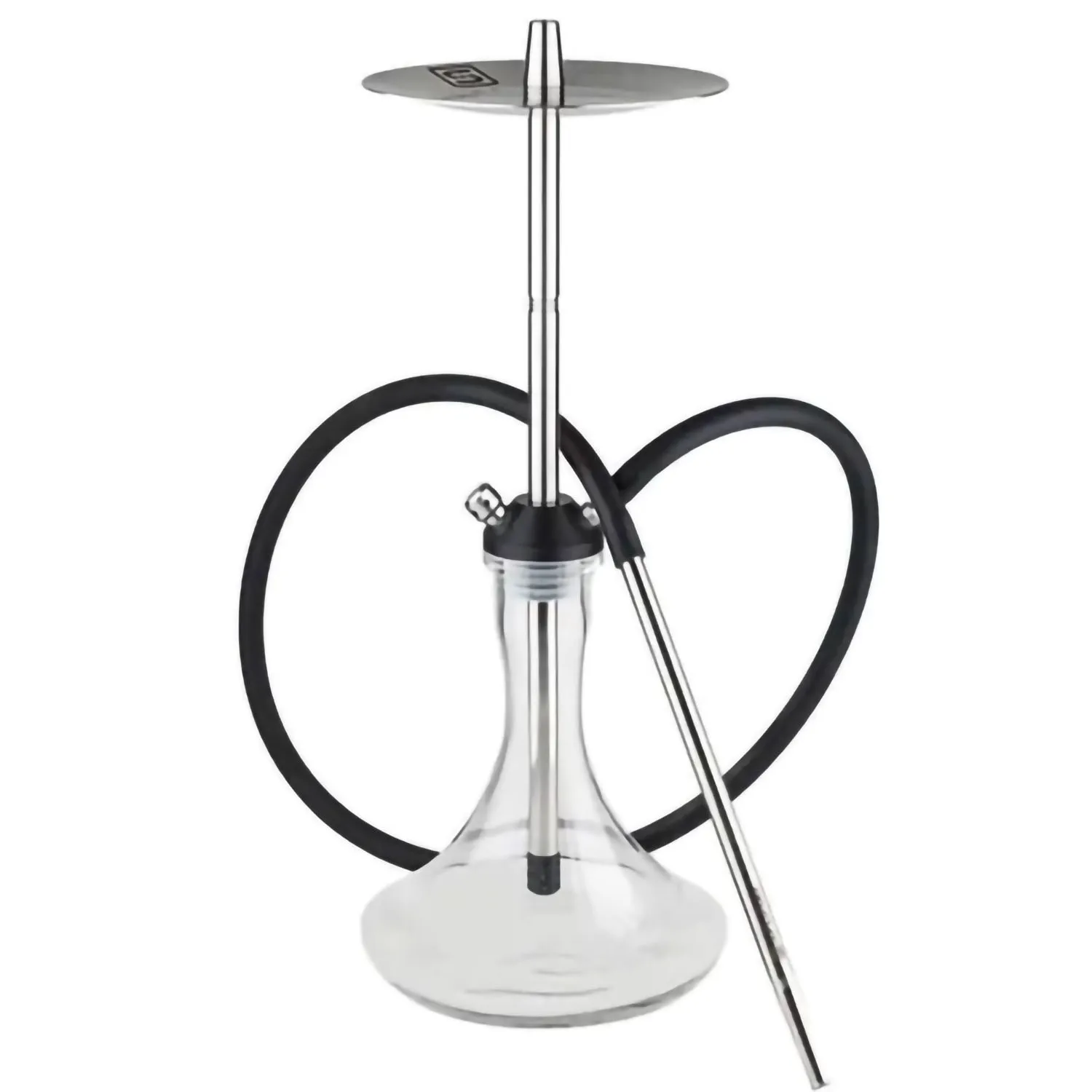 Stainless Steel Hookah Set with Silicone Hose and Metal Tray Bongs in Australian