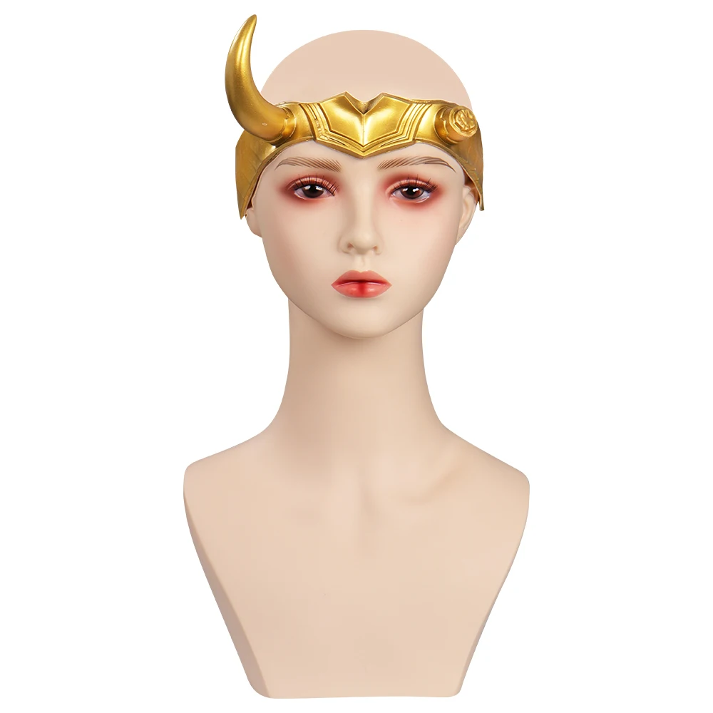 

Lady Loki Sylvie Mask Cosplay Latex Masks Helmet Masquerade Halloween Party Costume Props