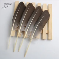 wholesale 10pcslot natural goose feathers for crafts 8 10inch20 25cm feather diy carnaval wedding decor accessories plume