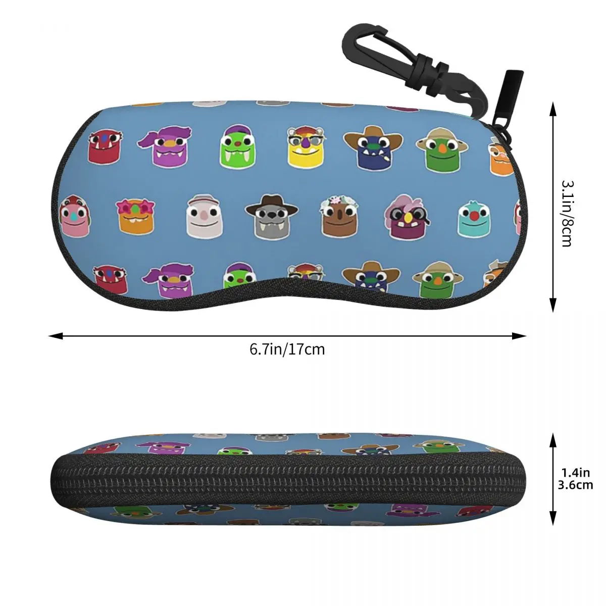 Bugsnax-All Grumpuses Shell футляр для очков защитная коробка солнцезащитных женщин и мужчин
