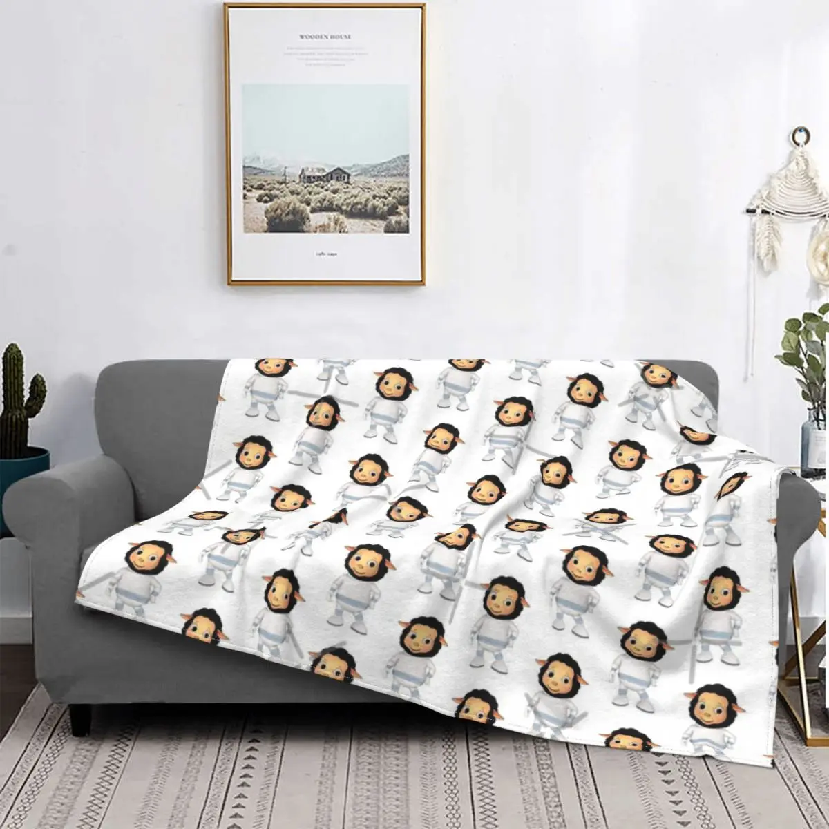 

Baa-Manta a cuadros para cama, funda para sofá, Sudadera con capucha
