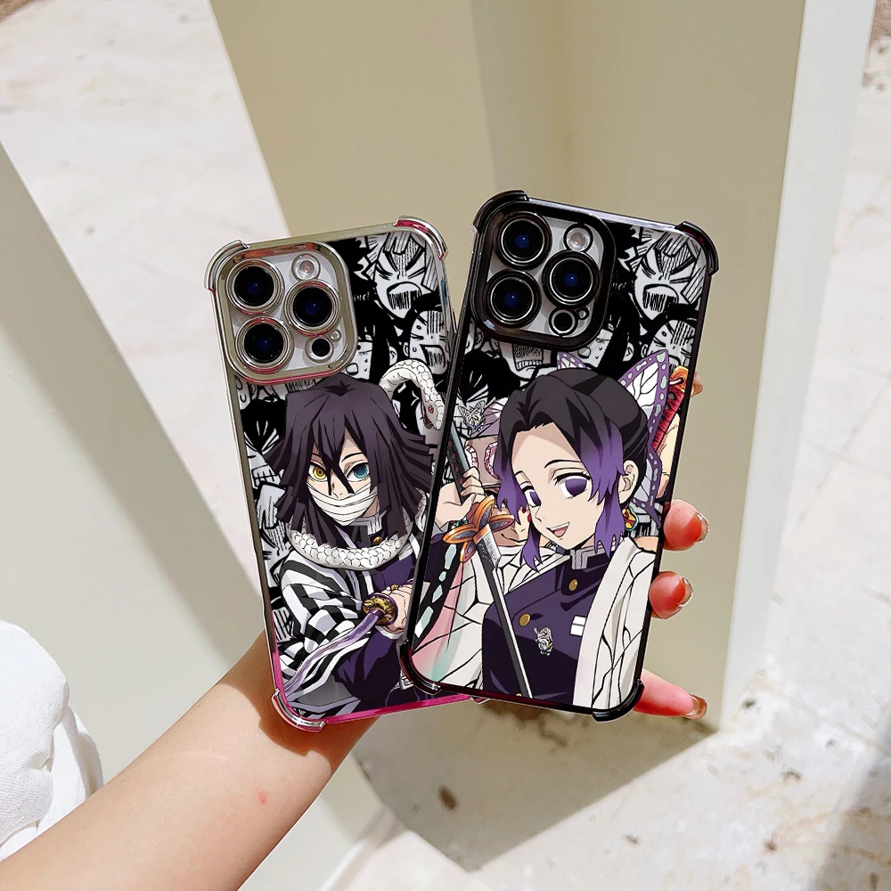 Чехол для телефона Anime Demon Slayer Vivo Y77 Y38 Y36 Y50 Y28 Y27 Y17 Y16 Y15s V29e V27 V25 V23 S15 5G противоударный