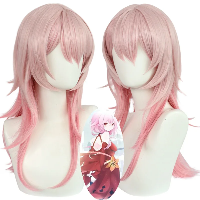 

Yuzuriha Inori Wig Anime Cosplay Guilty Crown Cosplay Women Pink Cosplay Wig Free Wig Cap Yuzuriha Inori Hair Wig + Wig Cap
