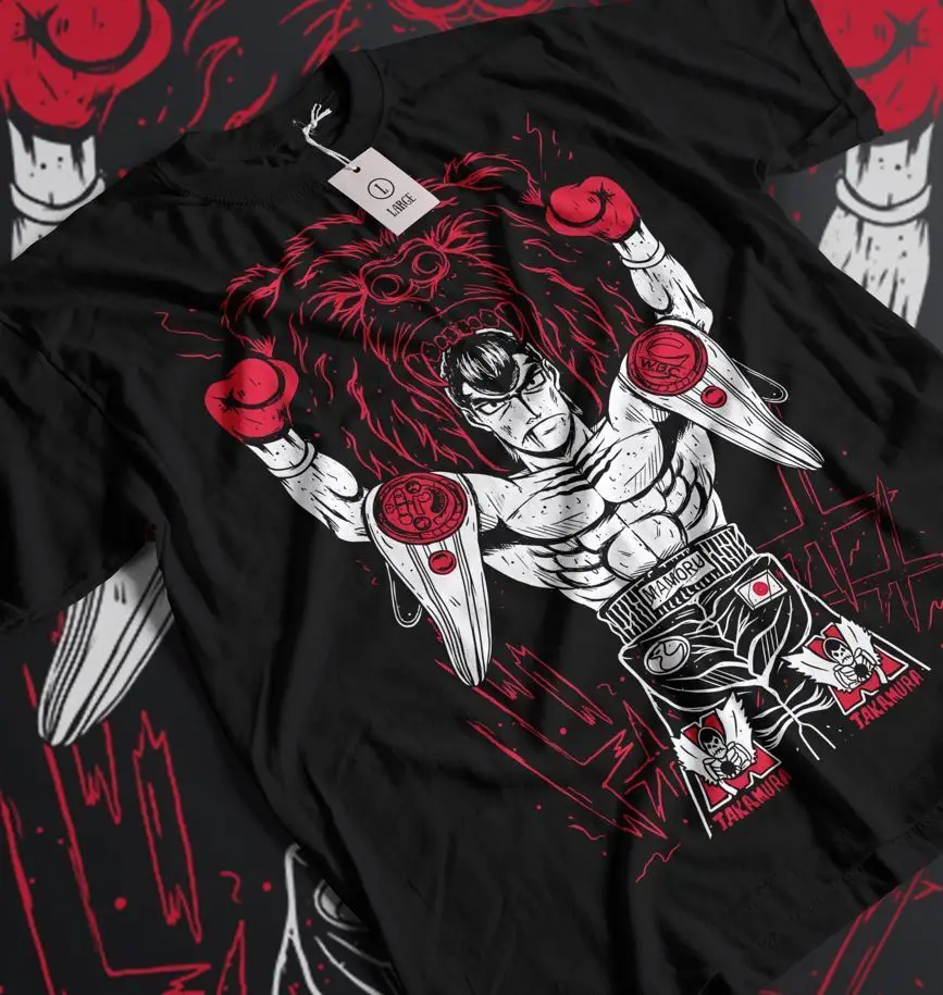 Хаджим без Ippo футболка Takamura Kamogawa Ryo Mashiba Дата Eiji