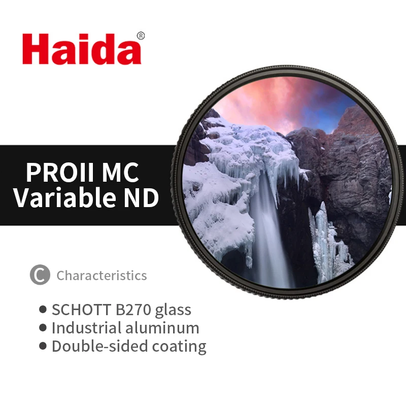 Haida PRO II MC переменный ND-фильтр 1 5-5 стоп Регулируемая нейтральная плотность