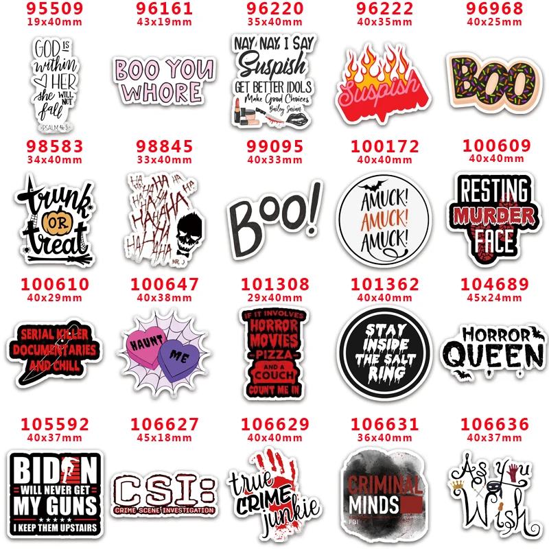 30 шт./лот плоская смола с принтом на Хэллоуин для бантов волос PR95509 |