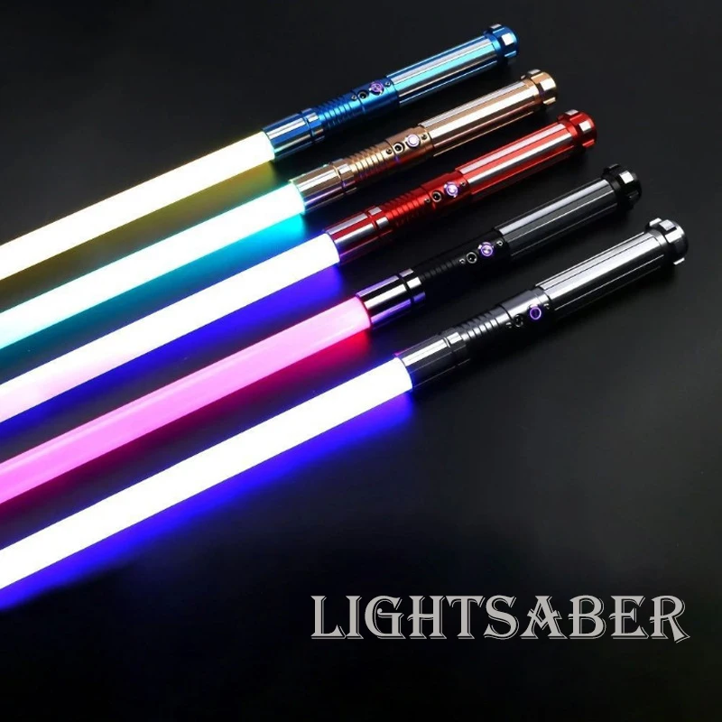 

109cm Lightsaber 10 Sets Of Sound Effects 12 Kinds Of Color-changing Rgb Laser Sword Pixel Luminous Sword Children Toys