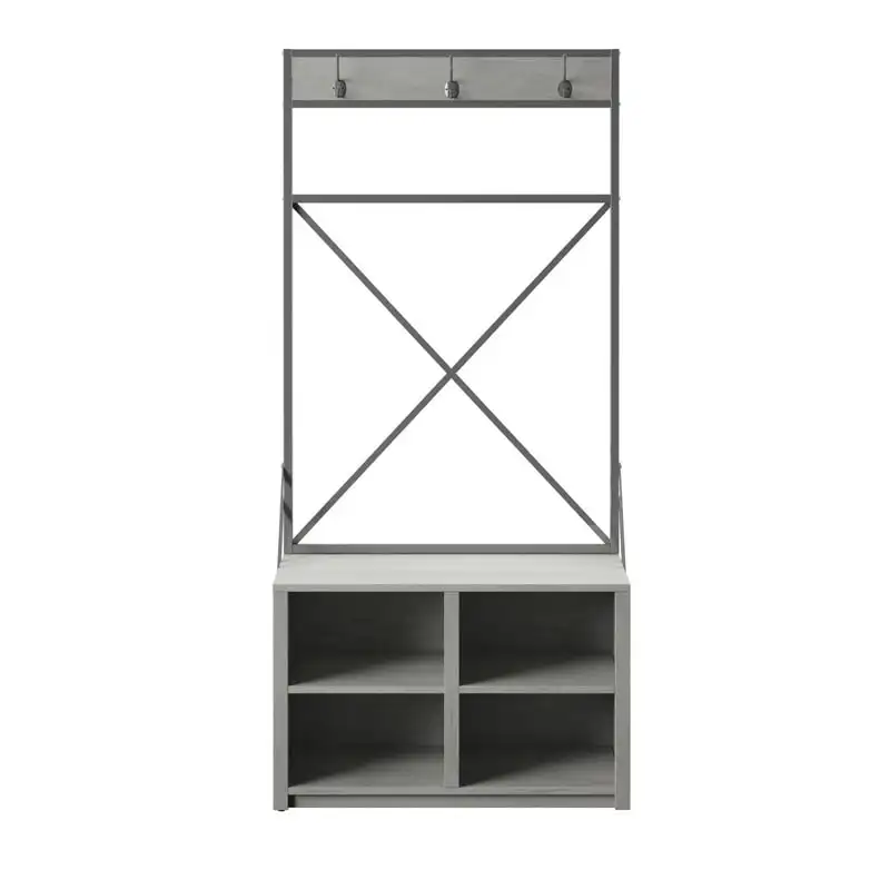 

Corner Hall Tree with Metal Frame in Antique Gray Kpop photocard holder Photo card holder Photocard holder Photocard binder Pict