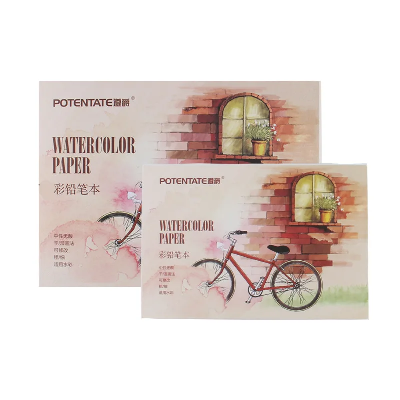 

High Quality A5/A6 Watercolor Sketchbook Paper 12 Sheet for Drawing Painting Color Pencil Book School Art Stationery Supplies