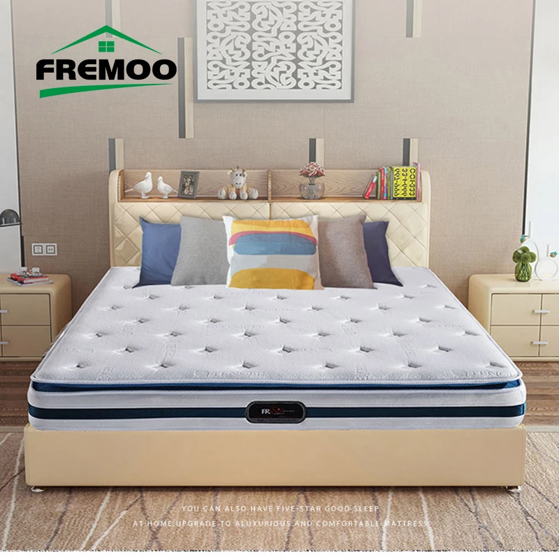 Матрас с пружиной и пенным наполнителем эффектом памяти |