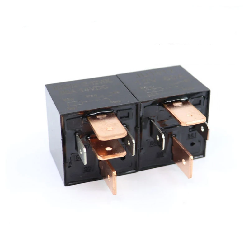 

4 5Pin JD1912 автомобильное реле DC12 24V 80A черное водонепроницаемое сверхмощное реле