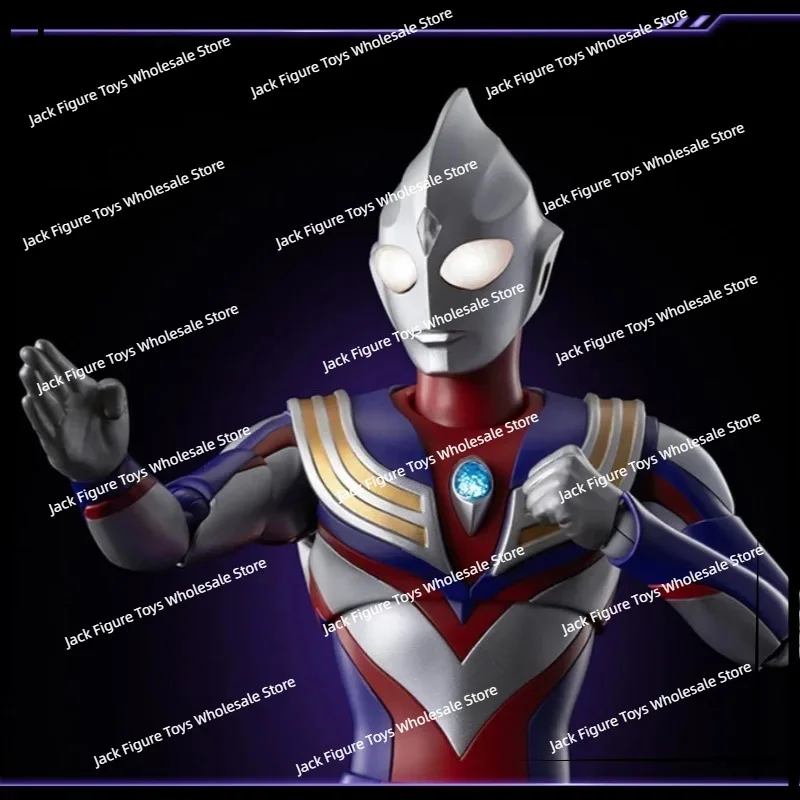 Фото Новая коллекционная фигурка Blokees Ultraman Tiga Legend Edition, 6 дюймов, шарнирная, из ПВХ, с функцией быстрого соединения, подарок на день рождения №5