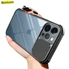 Прозрачный чехол для телефона Xiaomi Redmi 10X 9AT 9C 9T 9i K30S K40 Note 9s 10s 10T 11s 11T 8 9 Pro Max, нажимная задняя крышка для объектива