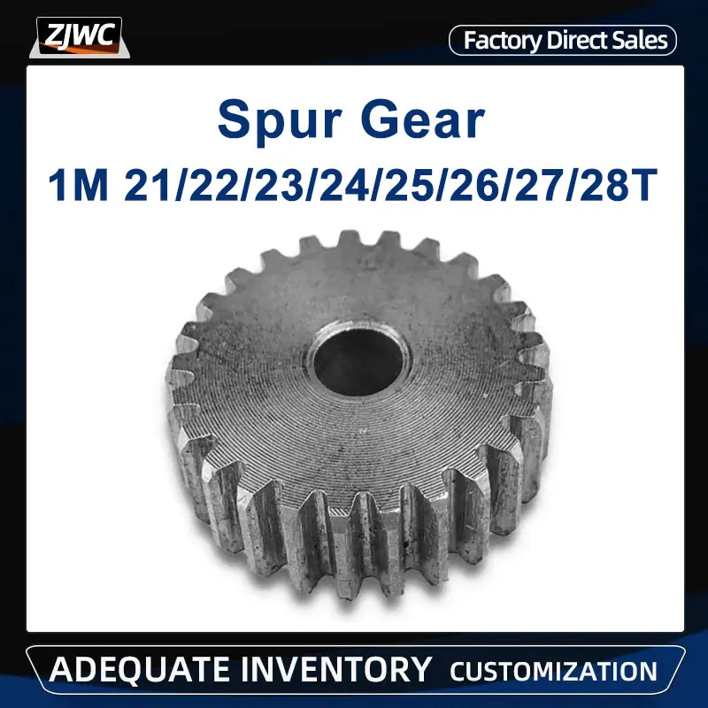 

Прямозубая шестерня LSWCBE 45# сталь 1MOD 21/22/23/24/25/26/27/28T