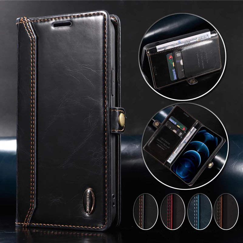 

Anti-theft Wallet Flip Leather Case For Xiaomi Redmi Note 9S 9 Pro Max 9AT 9C NFC 9 Activ 9T 9A 9i Sport Luxury Phone Cover Capa